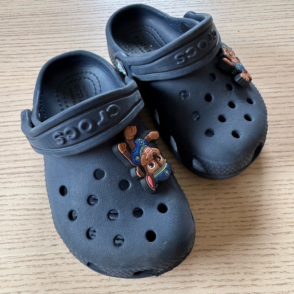 Crocs with Paw Patrol jibbitz | Toddler size 7